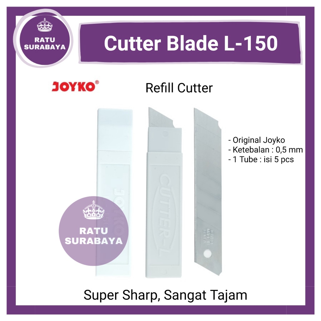 

Joyko Isi Cutter Besar L 150 Refill Blade Pisau Kater Cuter Joyco