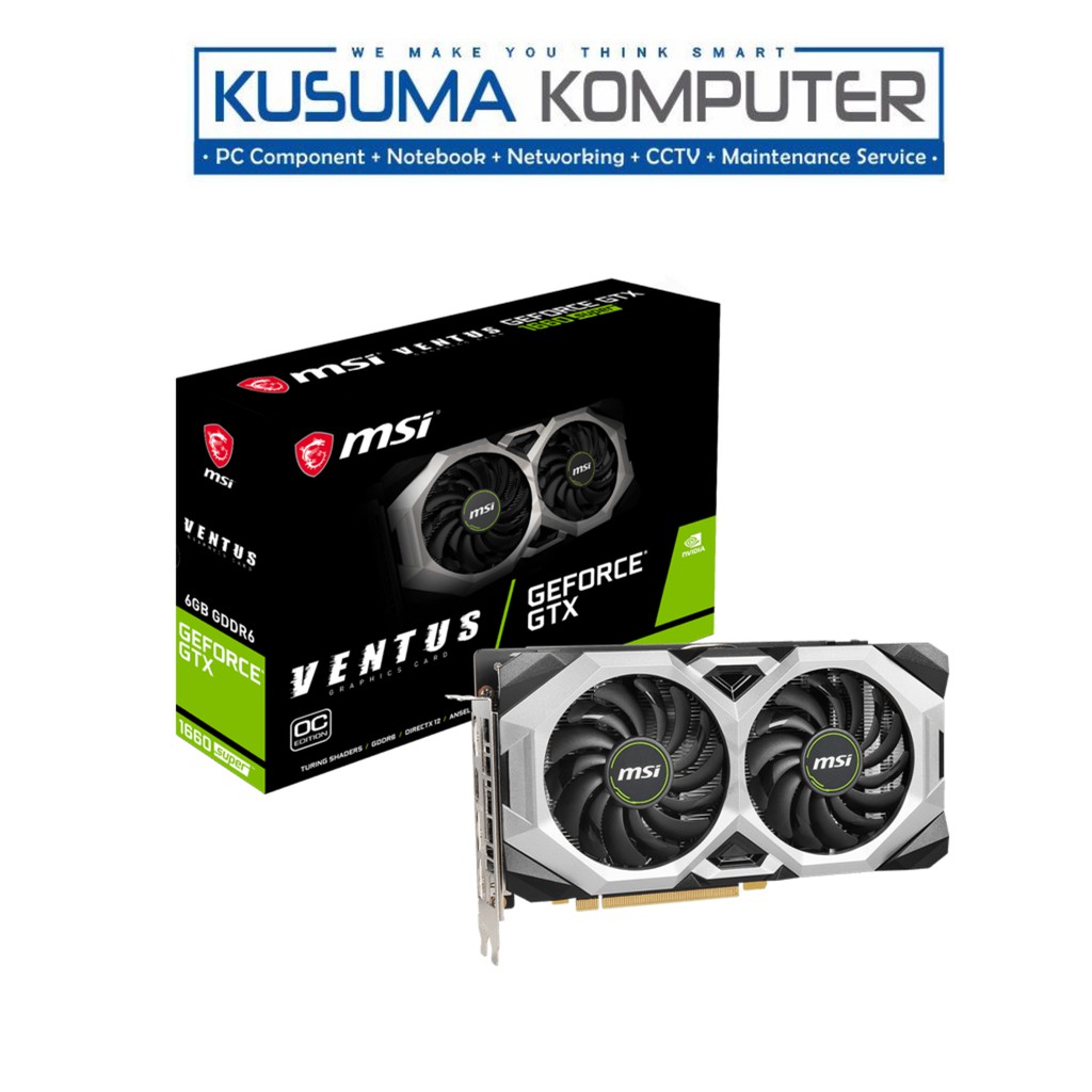 MSI GeForce GTX 1660 SUPER VENTUS OC 6GB GDDR6
