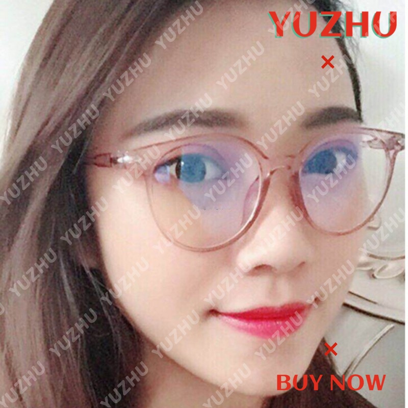 (YUZHU) Bayar di Tempat Korean Retro Anti Radiasi Frame Kacamata Wanita/Pria Eyeglasses