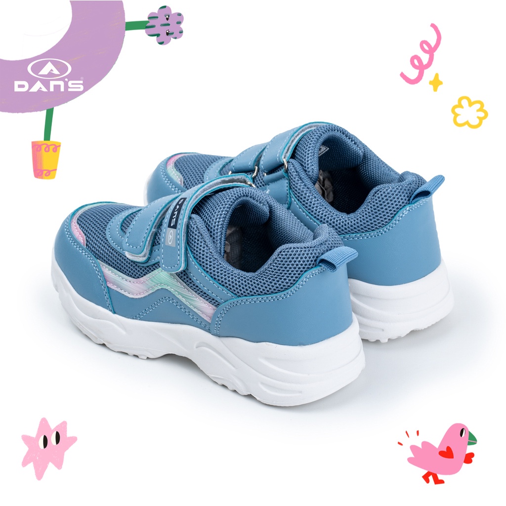 Dans Zella Sepatu Sneakers Anak Perempuan - Blue