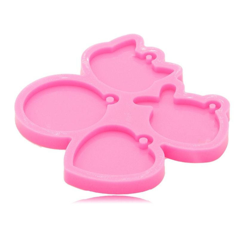 SIY  Pet Tag Resin Casting Silicone Mold Keychain Pendant Jewelry Mould DIY