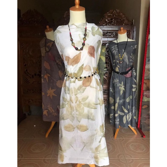 Kain batik ecoprint Katun