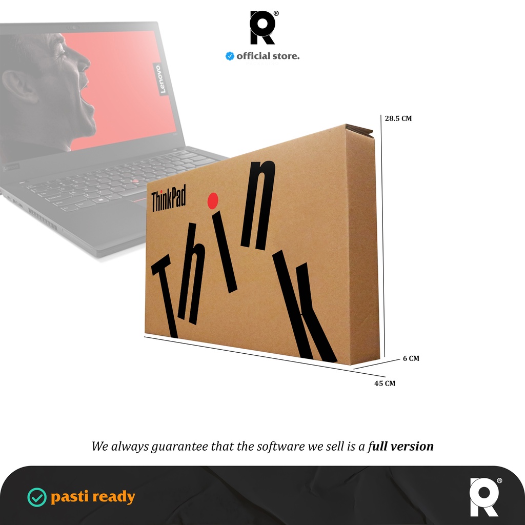 BOX LAPTOP THINKPAD 1 SET | 45x6x28.5 cm | Kardus Laptop