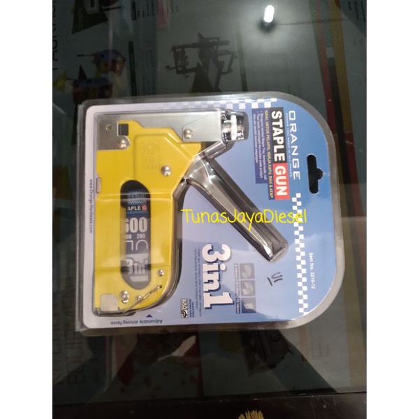 

Staple Gun 3in1 ORANGE + Isi Staples / Staples Serbaguna