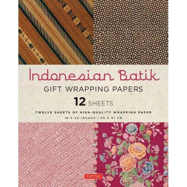

Indonesian Batik Gift Wrapping Papers: 12 Sheets of High-Qua - 9780804846332 - Buku Ori Periplus