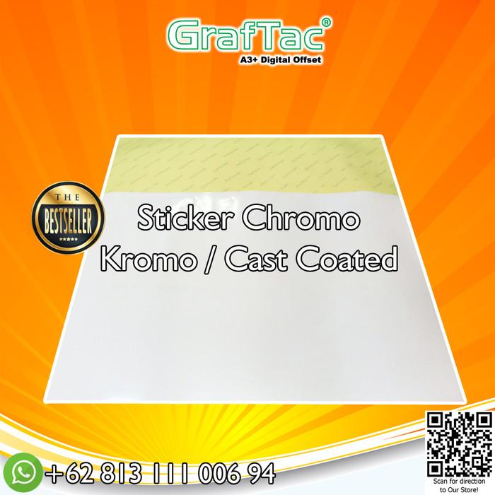 

Graftac Stiker Kromo Bontak Sticker Cast Coated - Self Adhesive A3+