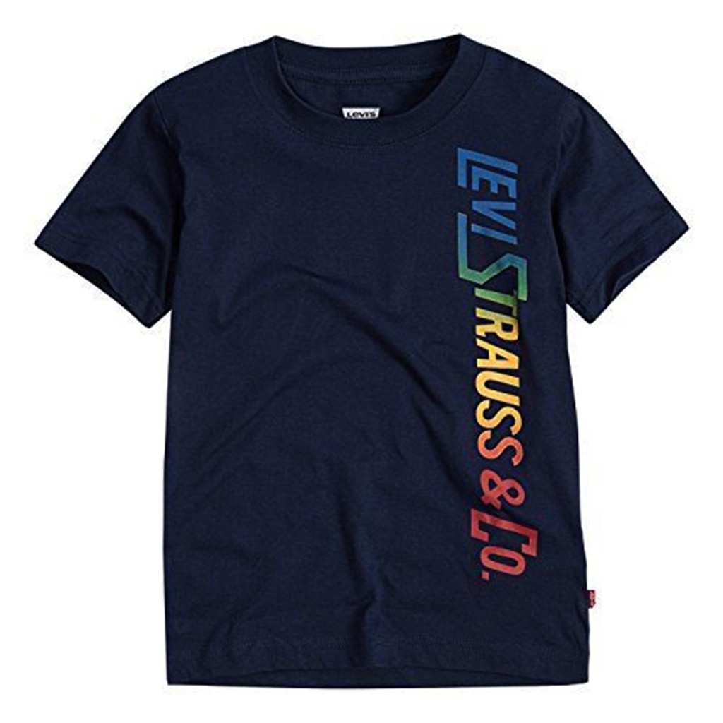 Kaos Levi's | Kaos Pria | Navy Rainbow | KLPNRBW - 01