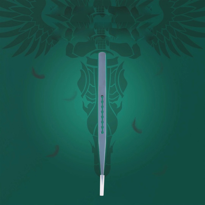 Vivi Ti11 Pinset Lurus Bahan Titanium Alloy Untuk Reparasi Motherboard Handphone