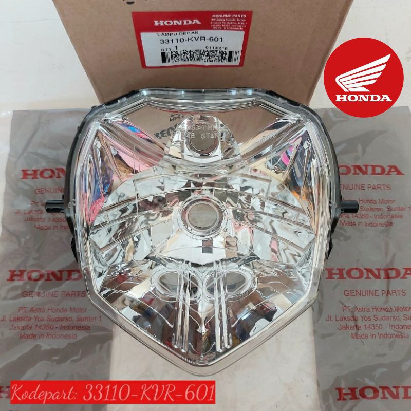 33110 KVR 601 Reflektor KVR lampu depan revo lama 100cc asli honda