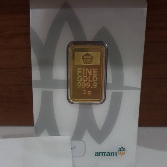 Emas 5 gram antam logam mulia READY