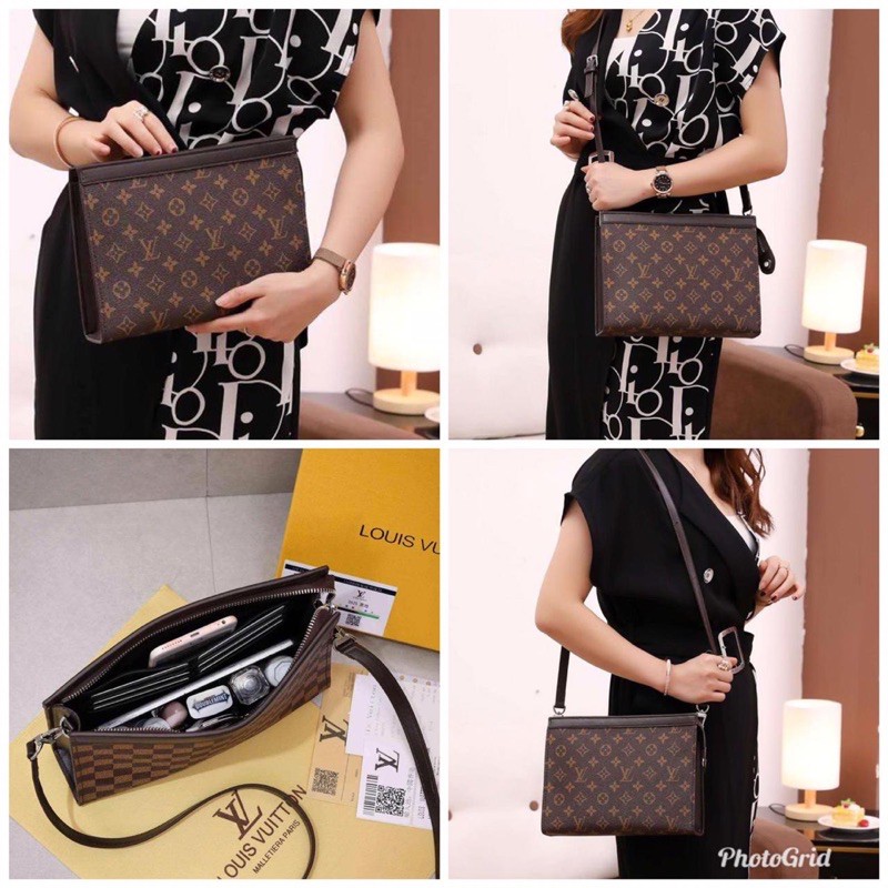 HANDBAG 0625 WITH BOX CLUTCH WANITA TAS TANGAN TAS SLINGBAG MURAH IMPORT