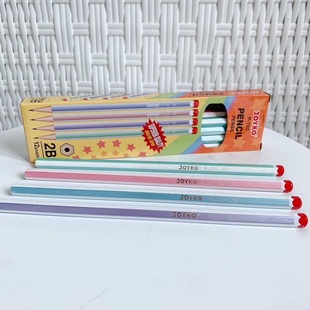 

PENSIL JOYKO PASTEL METALIK P100 BATANG PENCIL MURAH READY GROSIR COD
