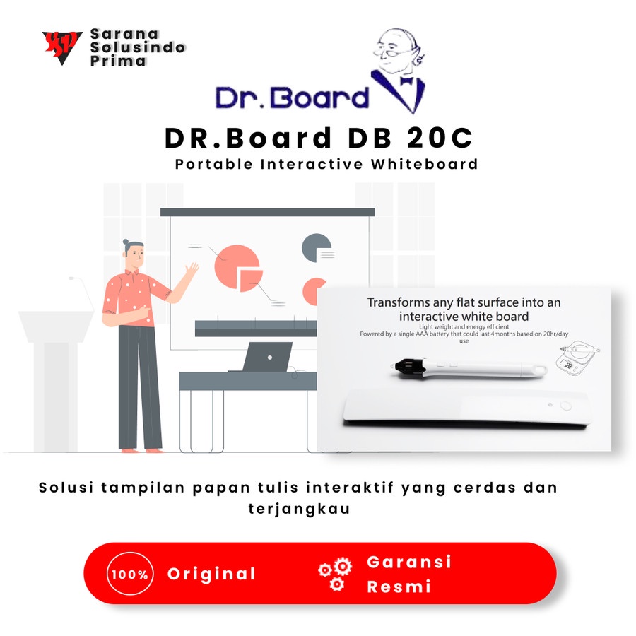 

Dr. Board DB-02C Portable - Interactive Whiteboard