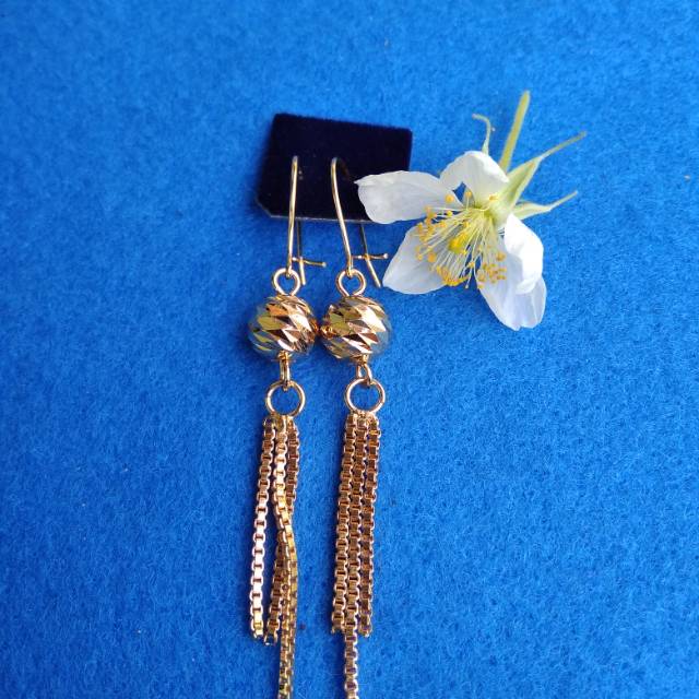 Anting silver anting lapis emas anting terbaru