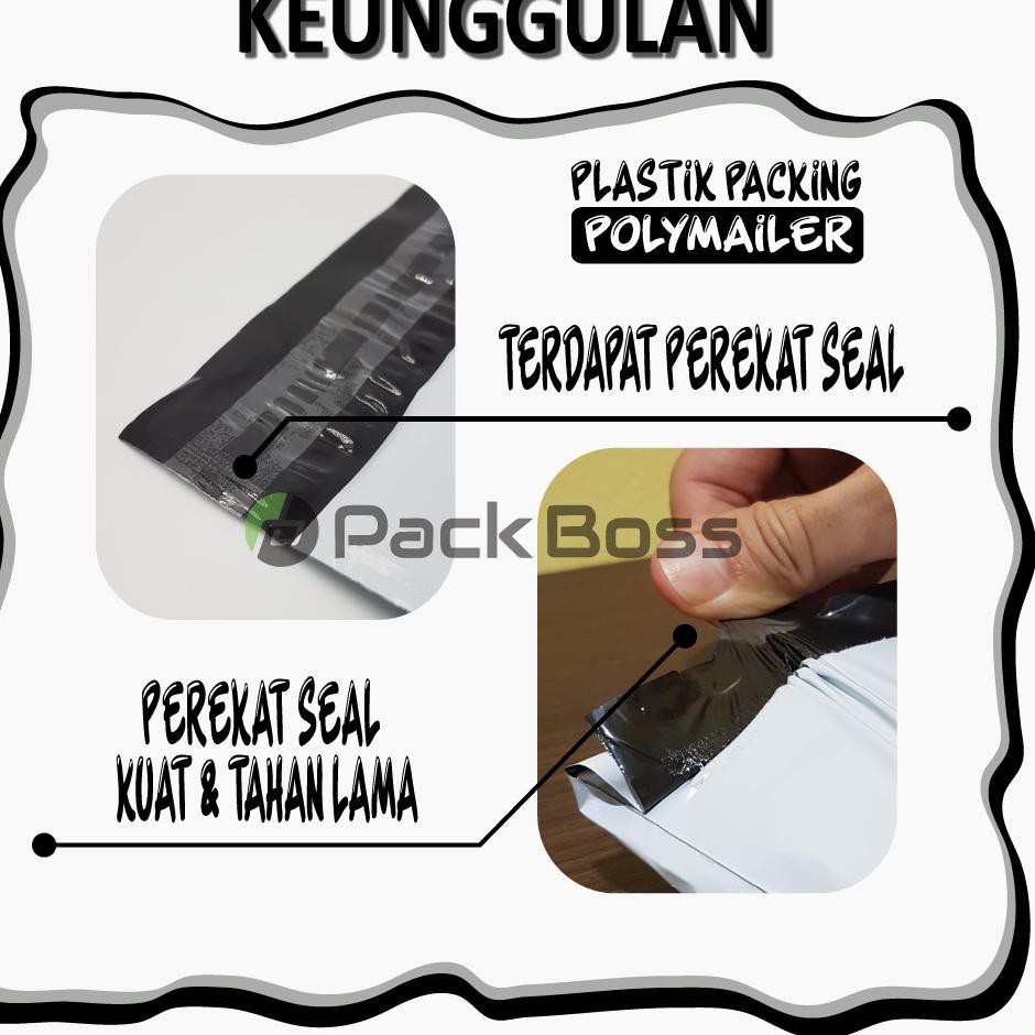 

Terlaris POLYMAILER PACKBOSS 32x45 ISI ±100 LEMBAR ,TEBAL *KUALITAS BOSS, TER* Best