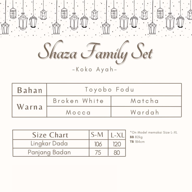 LITTLECAIM - Saza family set | family set lebaran