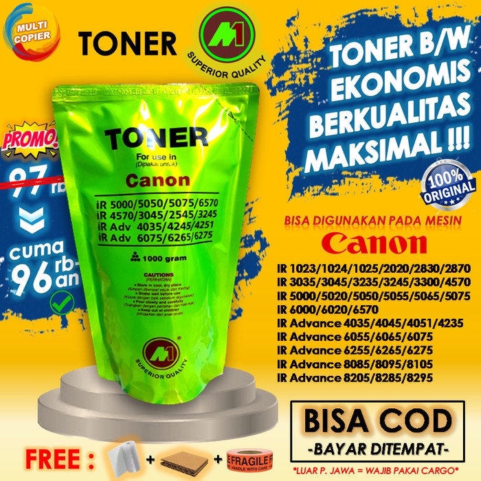 

Termurah Toner Canon M1 Hijau Original Serbuk Tinta Mesin Fotocopy Berkualitas