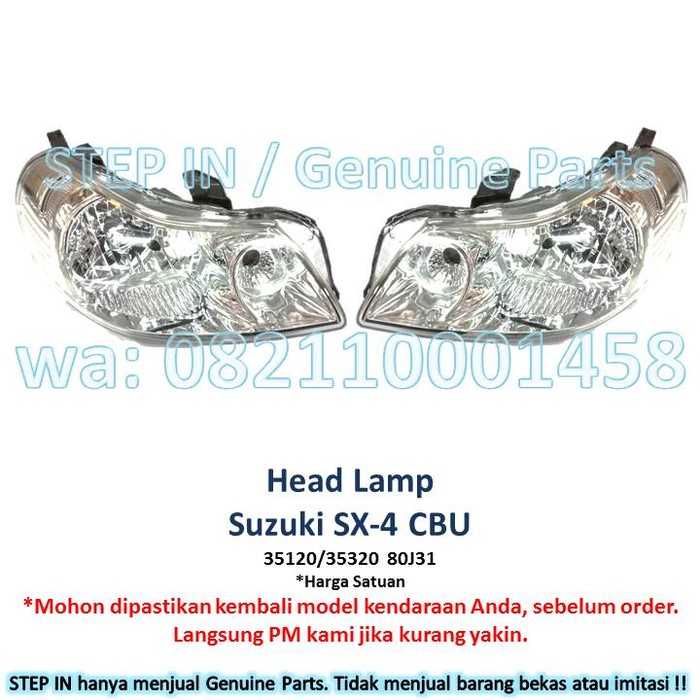 Head Lamp Lampu Besar Depan SUZUKI SX-4 SX4 headlamp Genuine ori baru