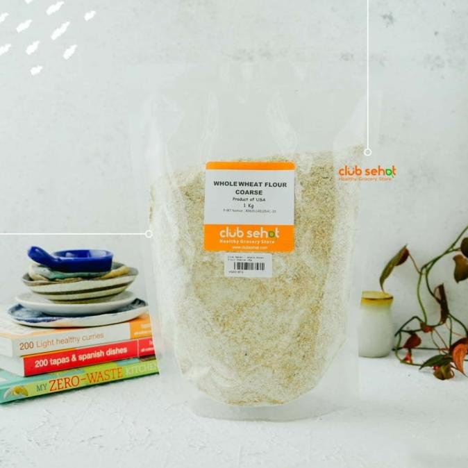 

[[COD]] WHOLE WHEAT FLOUR COARSE 1KG TERBAIK Kode 1415