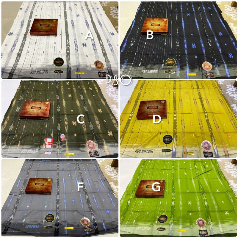 Sarung Kecubung SSI Mercerized Songket Ikat Original By Ketjubung Nabatex