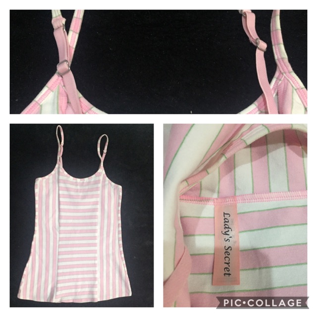 Tanktop Lady Secret Stripe Pink