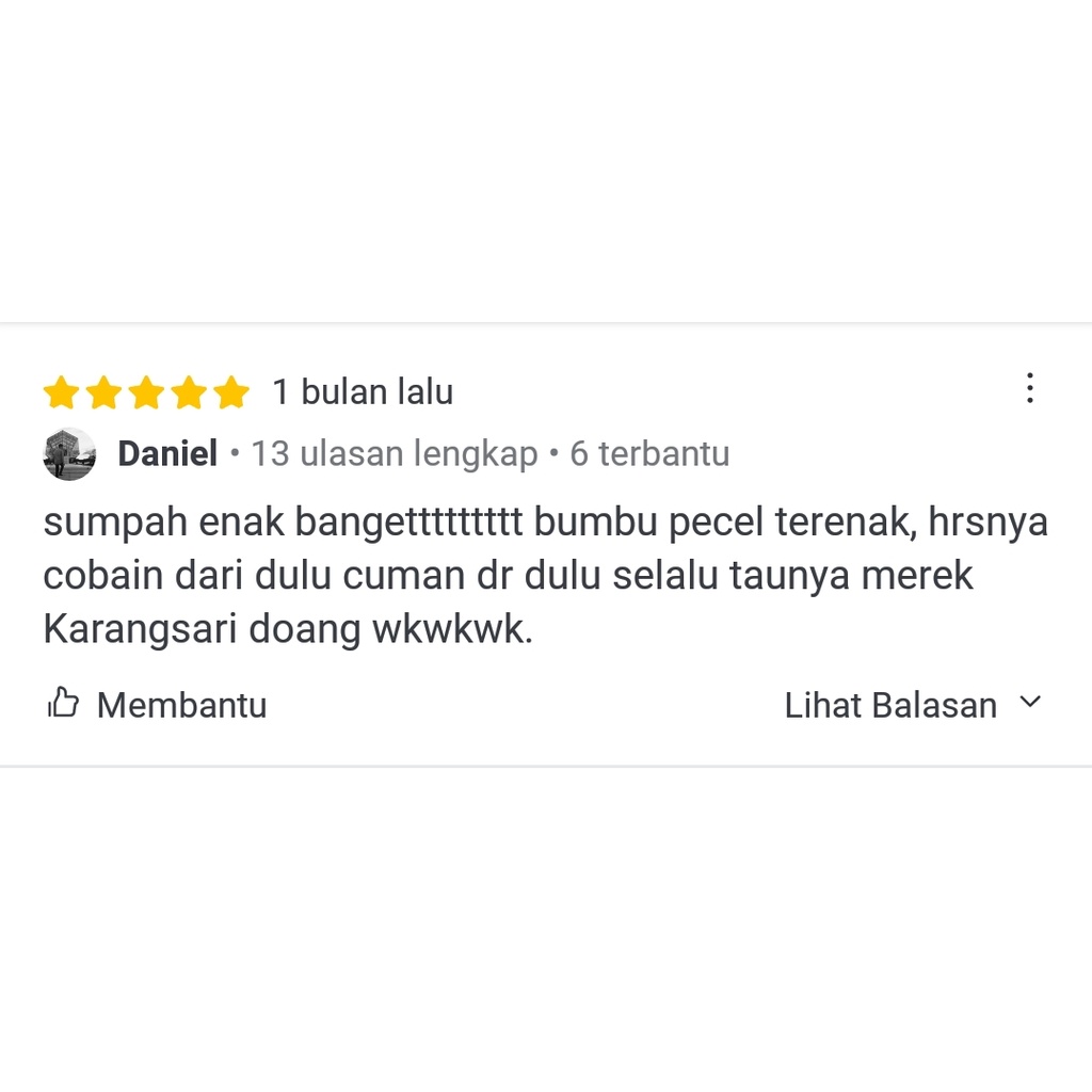 

Bumbu Pecel Pedas - ASLI - Sego Pecel Bu Broto