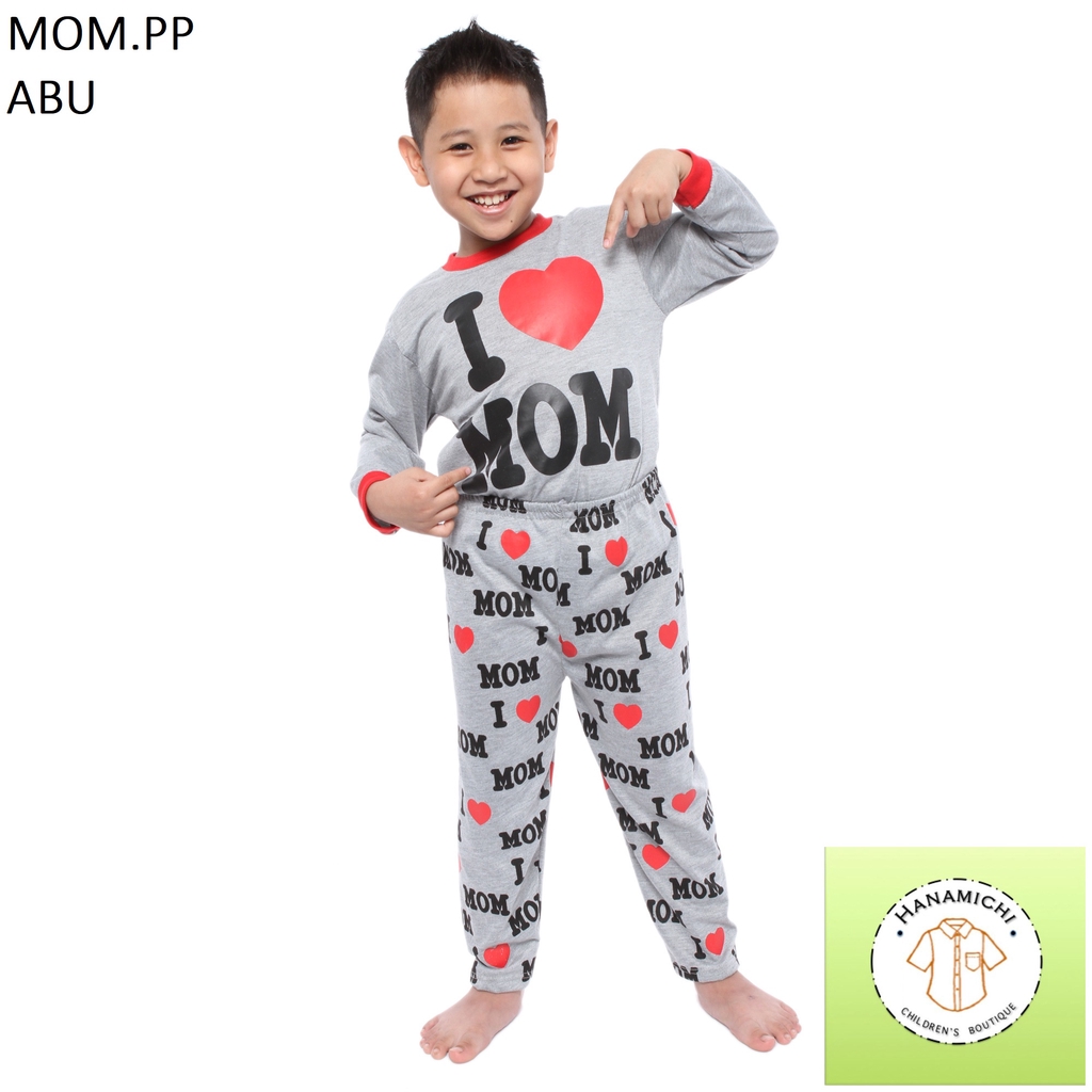 Hanamichi MOM.PP Piyama Anak Lengan Panjang