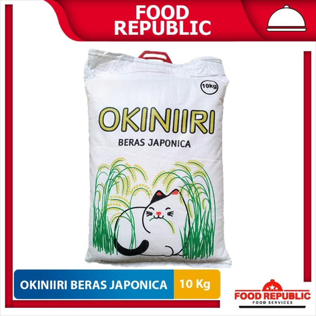 Okiniiri Beras Japonica 10 kg Okiniri Beras Jepang Berkualitas Lembut