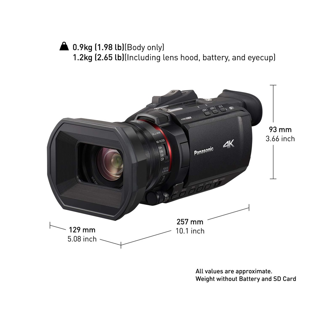 Panasonic AG-UX90 UHD 4K Professional Camcorder