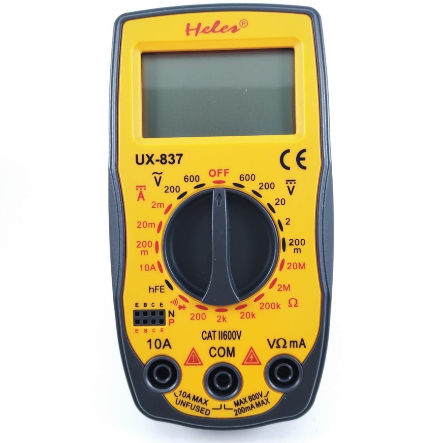 Multitester Heles UX837TR Multimeter Digital UX-837TR Tester UX 837 TR