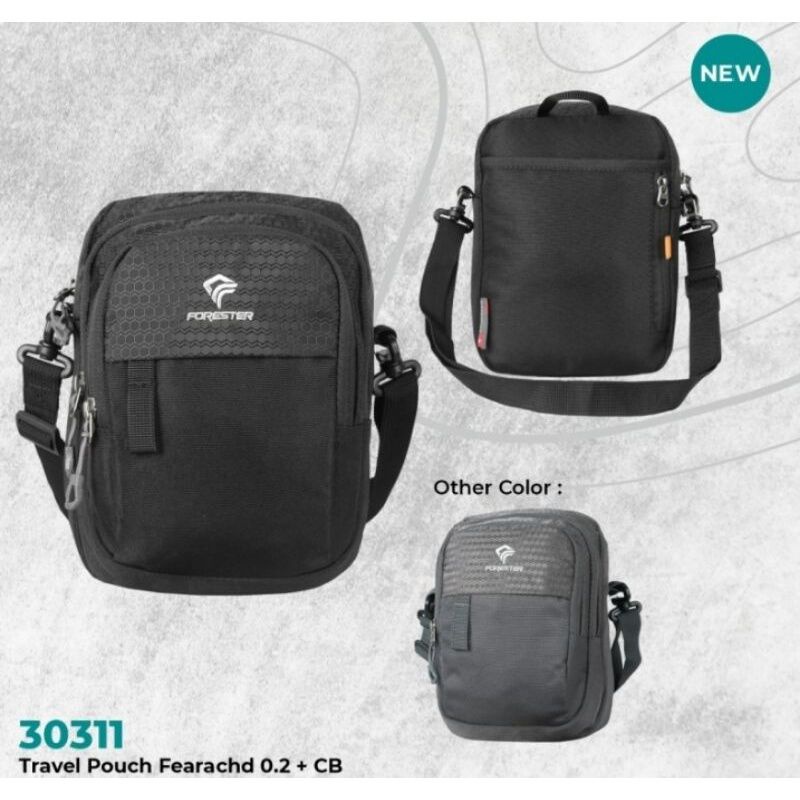 TAS SELEMPANG PRIA FORESTER 30311 FEARACHD 0.2 INCLUDE COVER BAG - 100% ORIGINAL