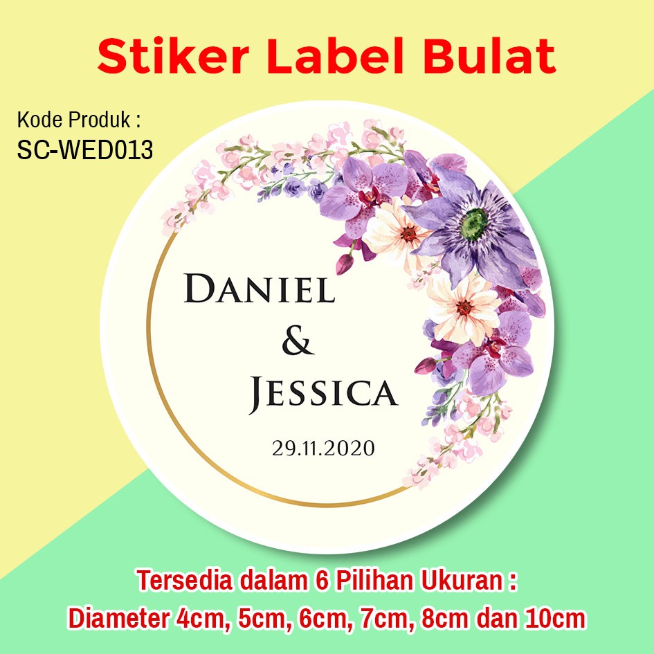 

STIKER LABEL PERNIKAHAN WEDDING TUMPENG MINI STICKER SOUVENIR KEMBANG