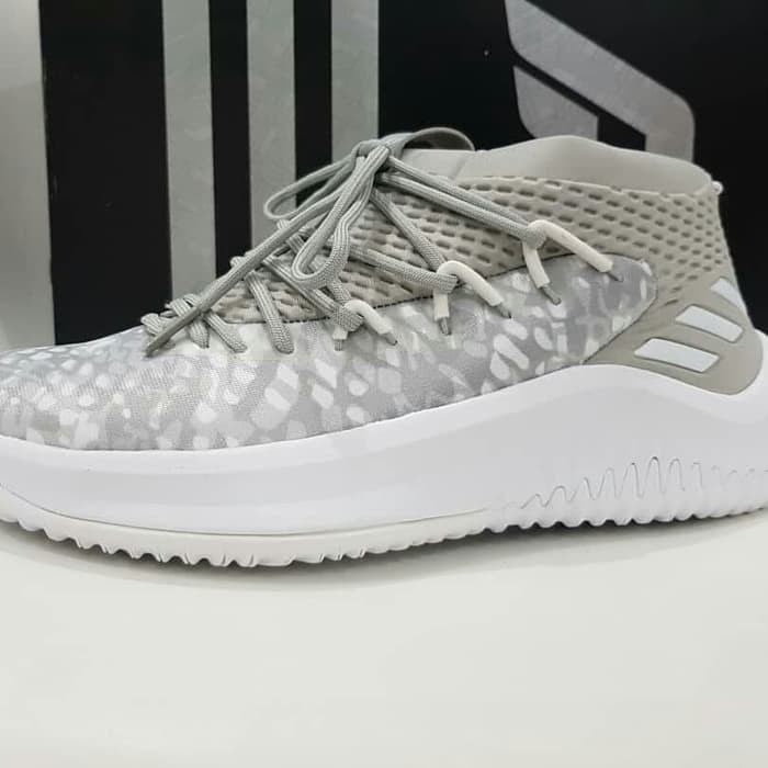sepatu basket adidas Dame 4 made in vietnam#Light Gray