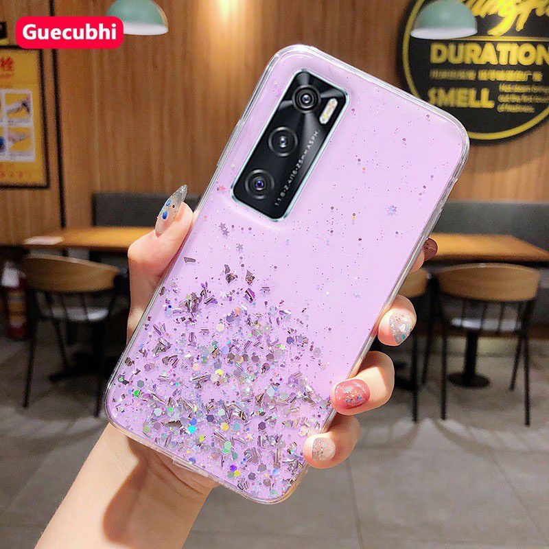 Vivo Y20 Y20S Y20i Y12S Y51 Y51A 2021 V20 V20 SE Casing Softcase Tpu Bahan Premium Glitter Glossy