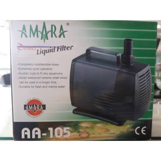 Pompa air celup Aquarium kolam ikan AA 105 AMARA 60 WATT-3000L/JAM