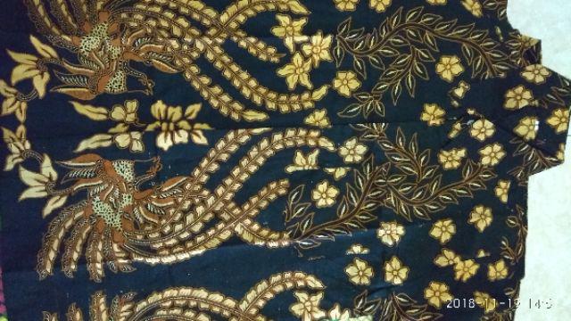 Batik Couple Cendrawasih Sogan Batik Nilda Mas Original