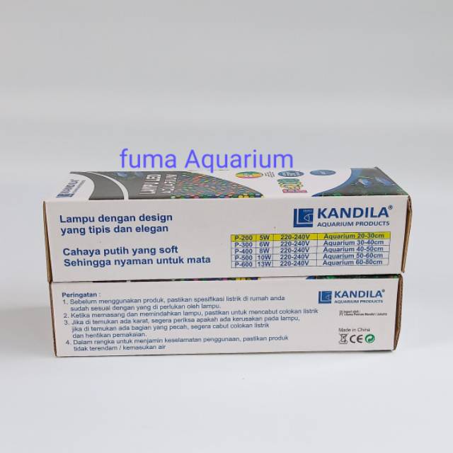 Kandila LED P-200 3 warna RBW 5 watt Lampu Aquarium Aquascape 20-30cm