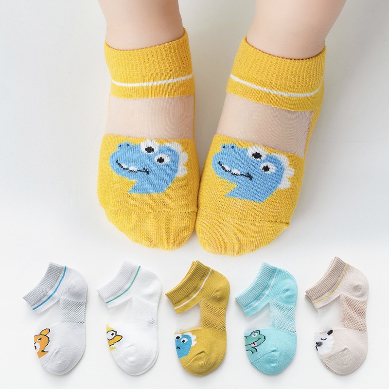 1234OS - Kaos Kaki Anak Bayi Karakter Boneka Lucu Kaus Kaki Kartun Fashion / Baby Socks Import Murah Transparan