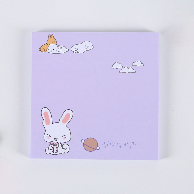 50pcs Memo Pad Bentuk Pohon / Bunga / Hewan Lucu Untuk Sekolah / Kantor-4