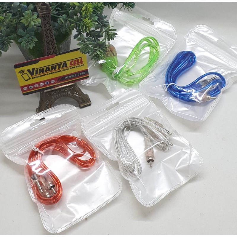 [VN] KABEL AUX AUDIO 2 IN 1 / KABEL JACK AUDIO 2 KE 1 - KABEL AUX AUDIO 2IN1