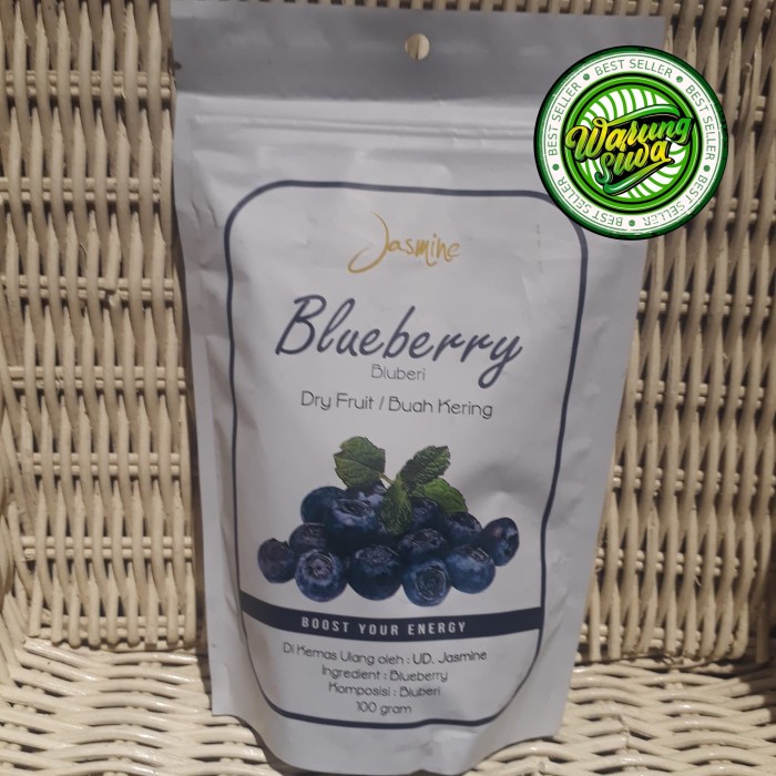 

Buah Kering - Jasmine Blueberry - Dry Fruit/Buah Kering Bluberi 100 Gram