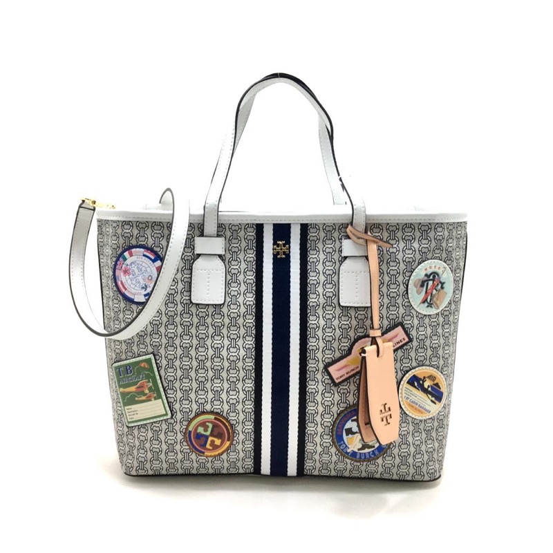 tory burch gemini patches tote original