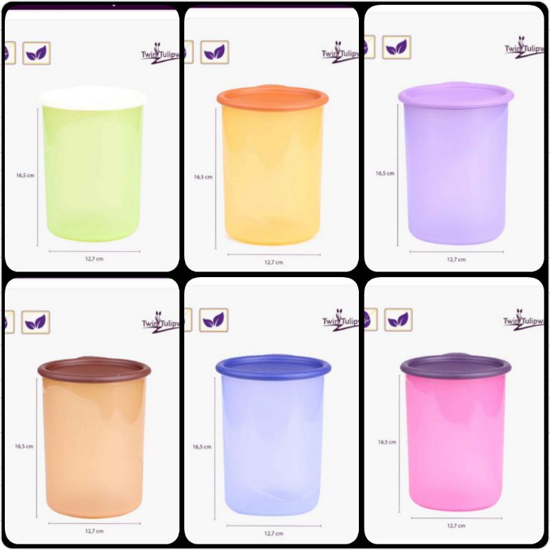 slim small handy jar/ toples tulipware
