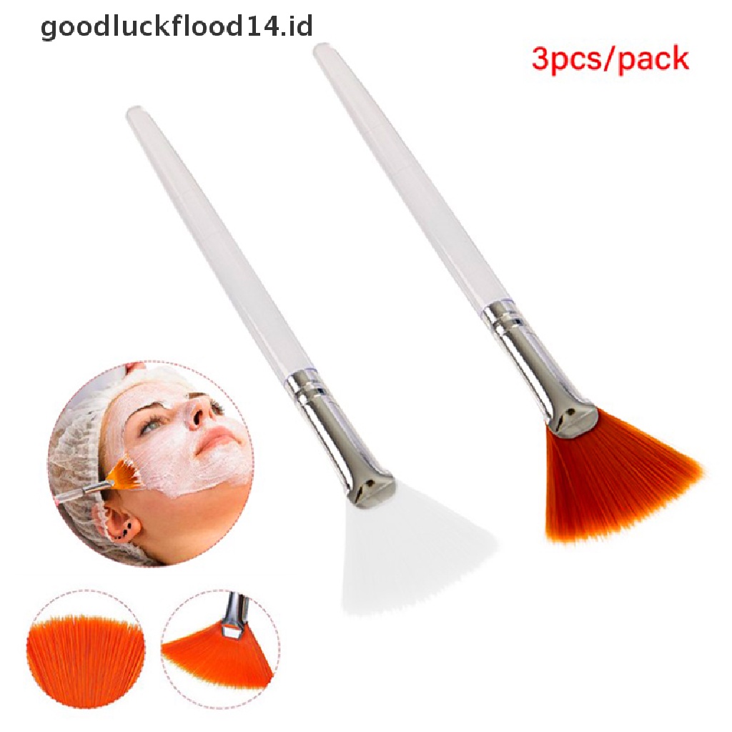 [OOID] 3/4pcs Practical Facial Brushes Makeup Brushes Soft Portable Cosmetic Tools ID