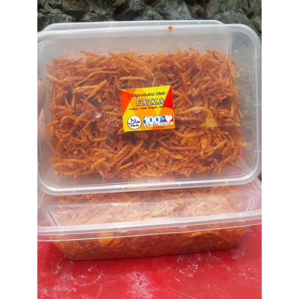 

kentang fazza krispi pedas manis