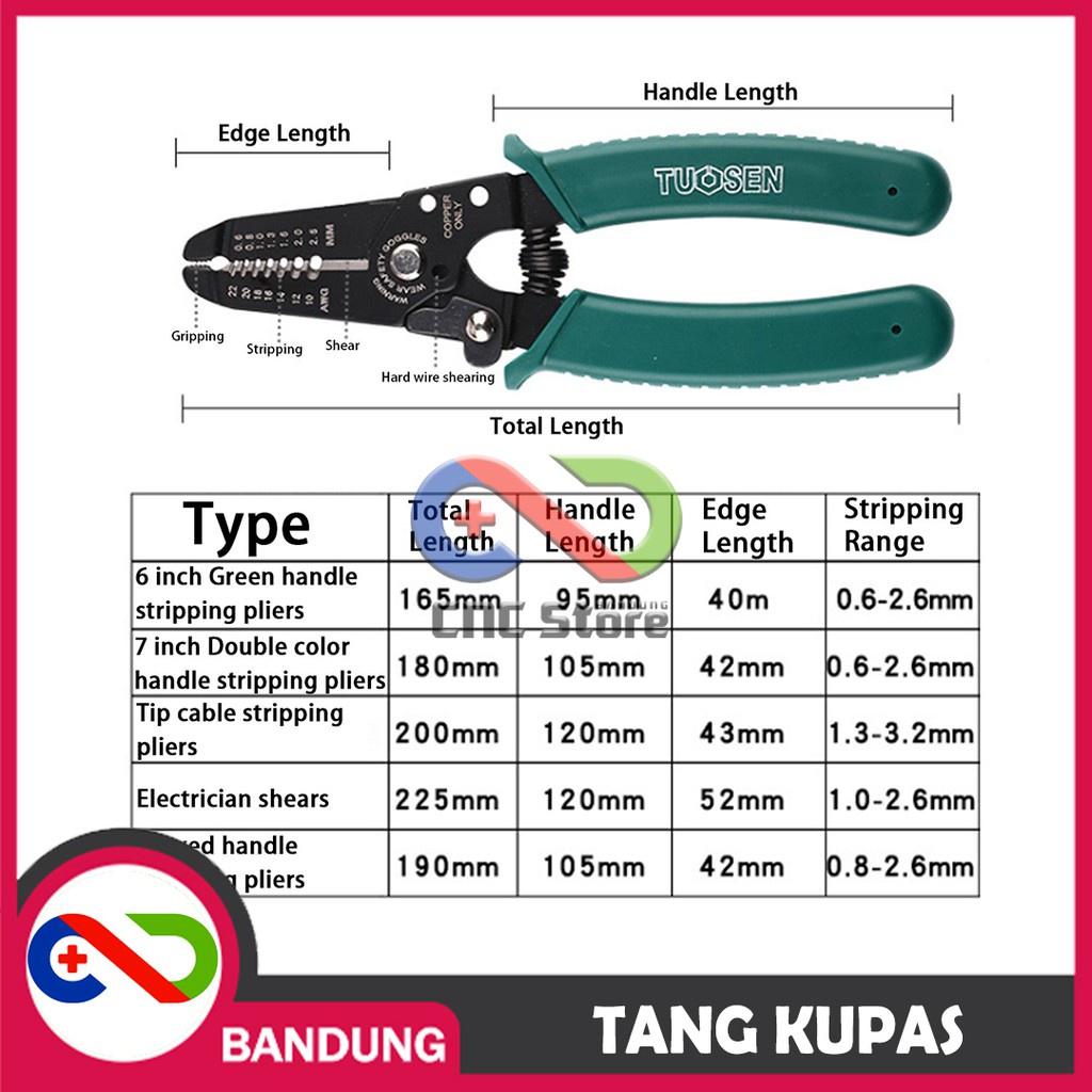 TANG KUPAS KABEL TUOSEN