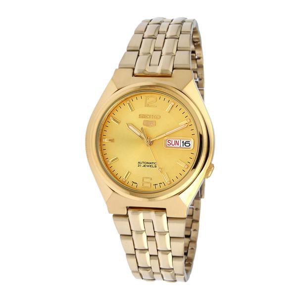 Seiko 5 Sports SNKL64K1 Automatic Full Gold Color - Jam Tangan Pria SNKL64