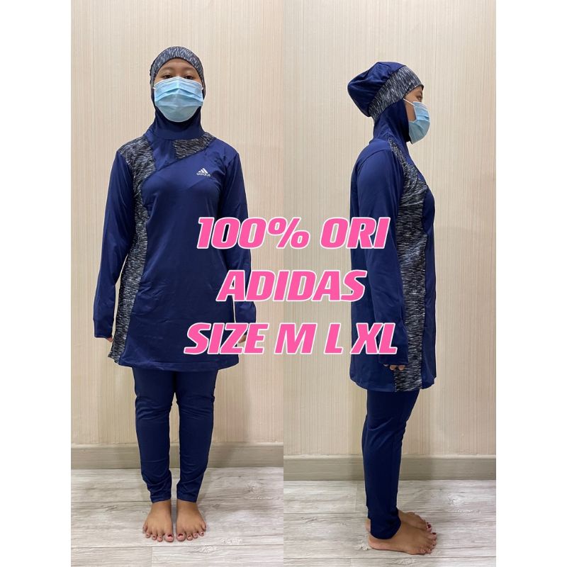 100%ORI ADIDAS baju renang wanita muslim dewasa remaja jilbab