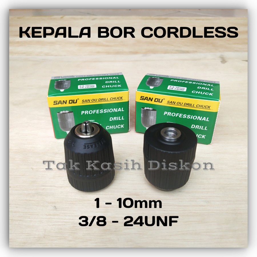 KEPALA BOR CAS 10MM | KEPALA BOR CORDLESS 10MM