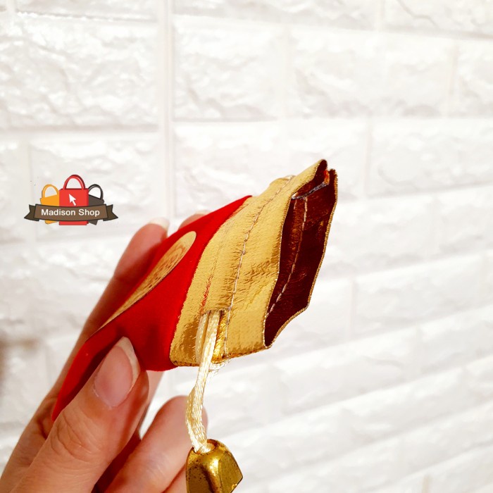 Kantong Kain Beludru Angpao Kain Imlek Murah Kantong Perhiasan Merah Harga Grosir Termurah
